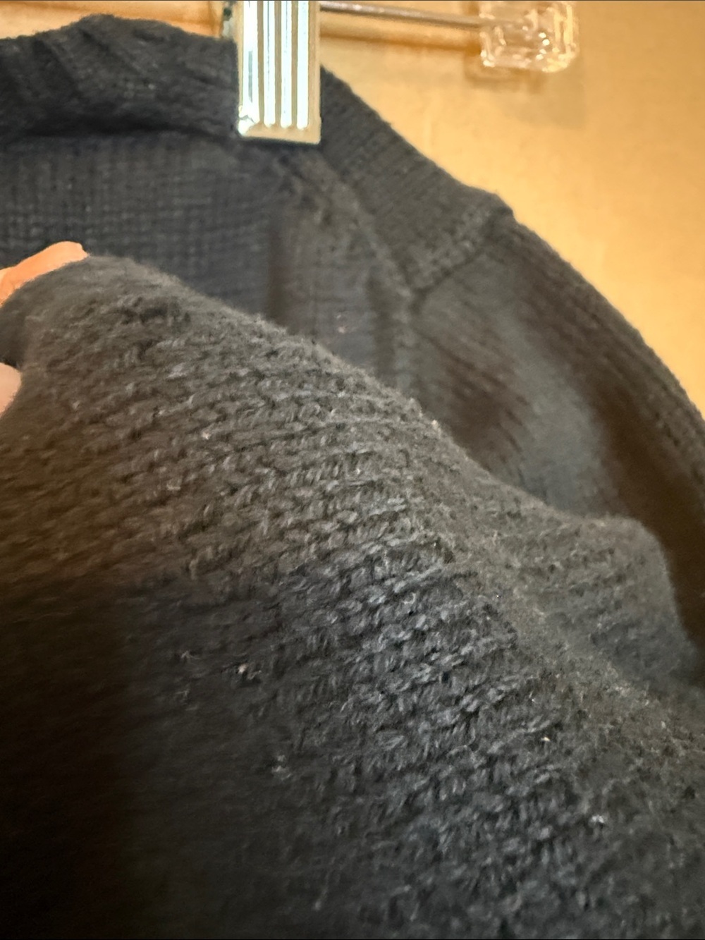 Polo by Ralph Lauren Black Crewneck Sweater with Bear Motif - Picture 6 of 6